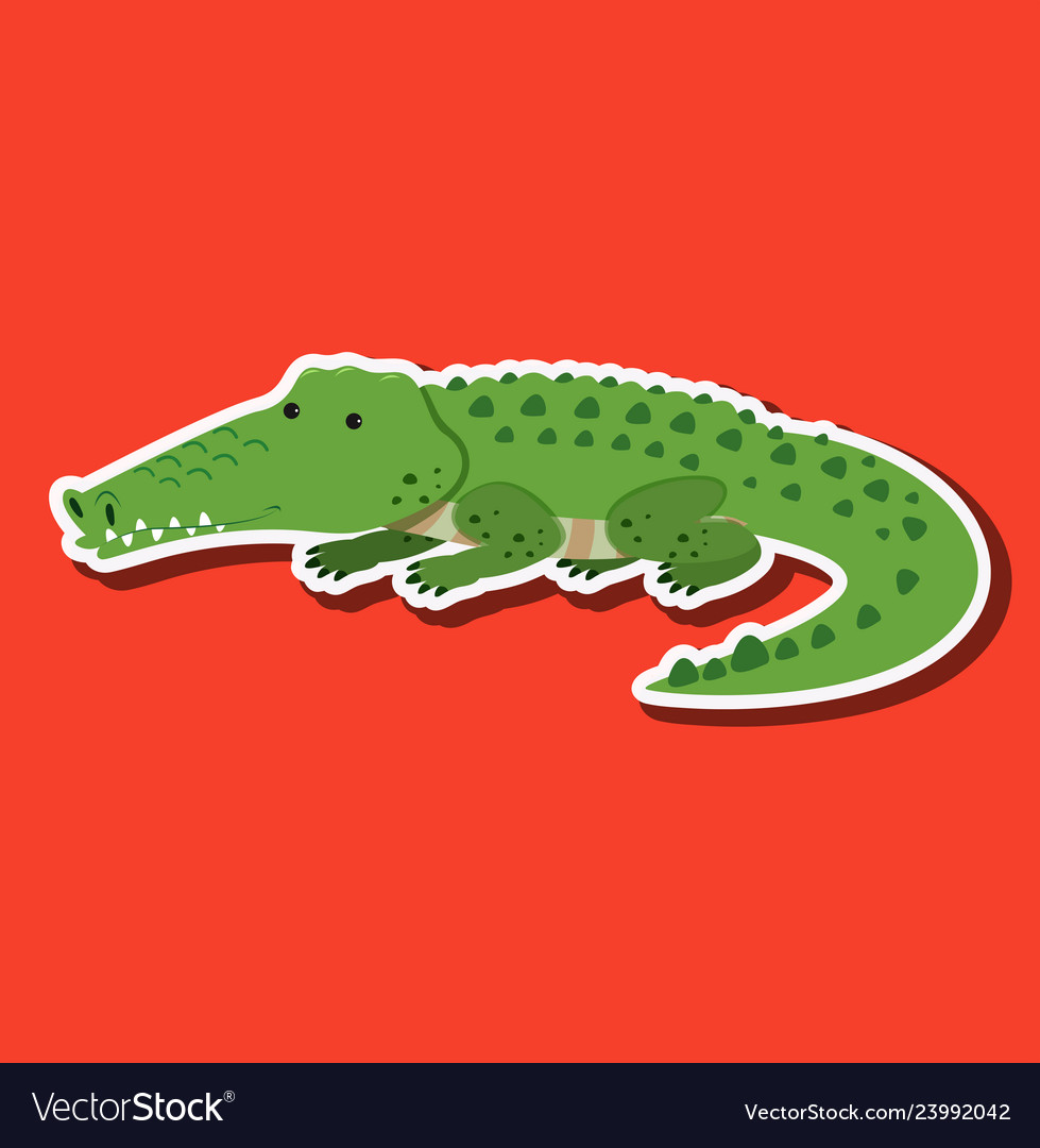 crocodile sticker