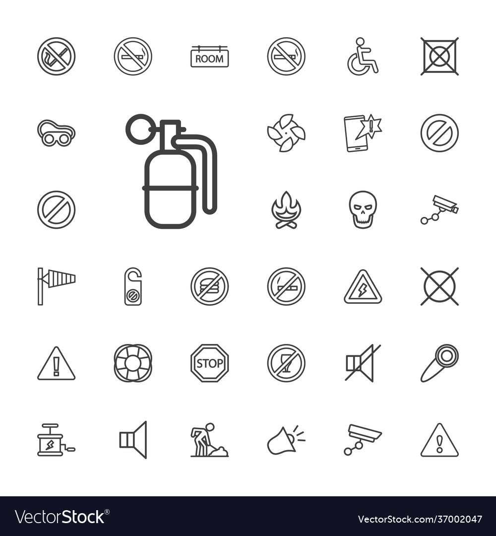 Warning icons Royalty Free Vector Image - VectorStock