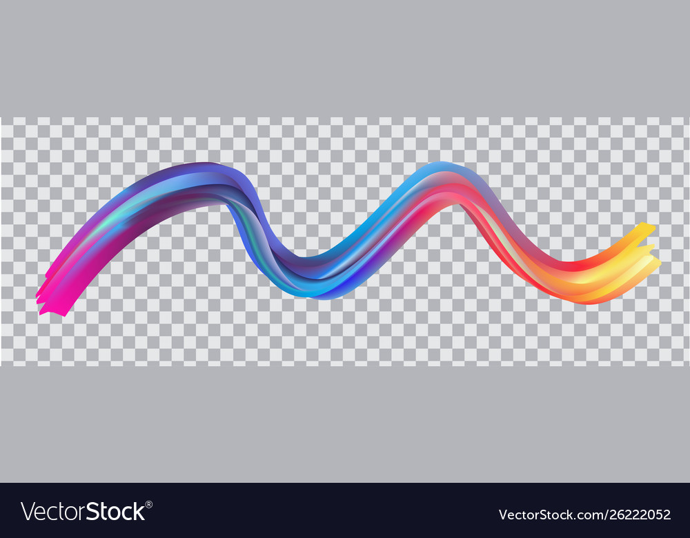 Modern colorful flow poster wave liquid shape vector image Modern colorful flow poster wave liquid shape