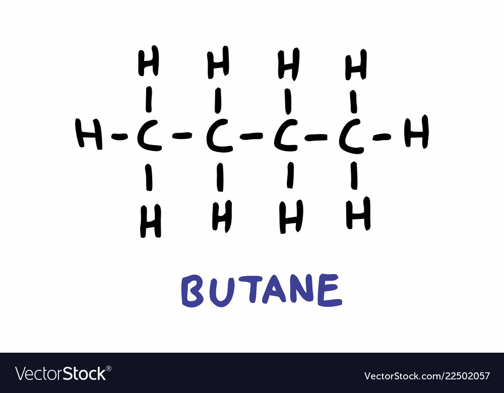 butane-formula-royalty-free-vector-image-vectorstock