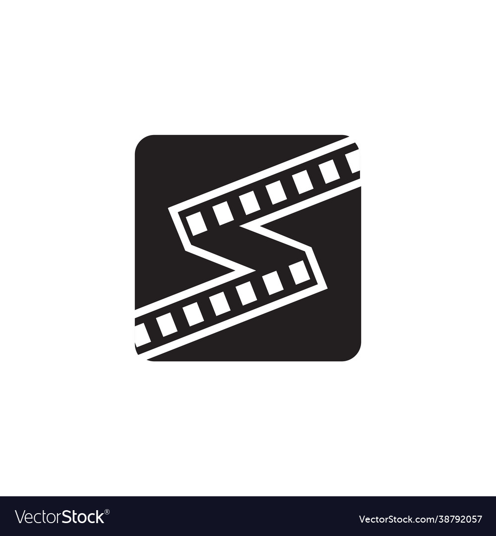 Film production house logo design template Vector Image