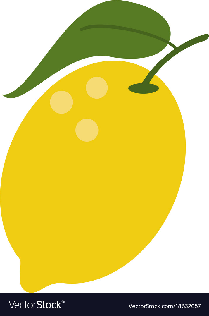 Lemon citric fruit Royalty Free Vector Image - VectorStock