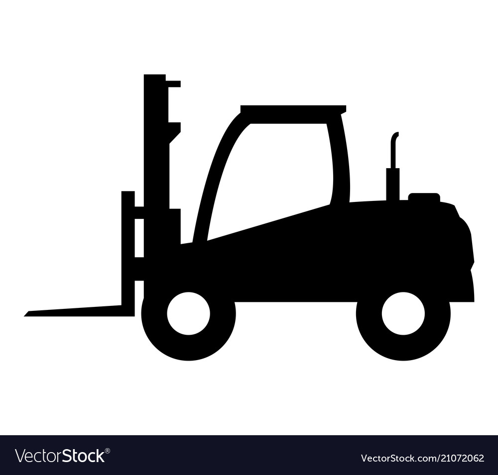 Forklift icon Royalty Free Vector Image - VectorStock