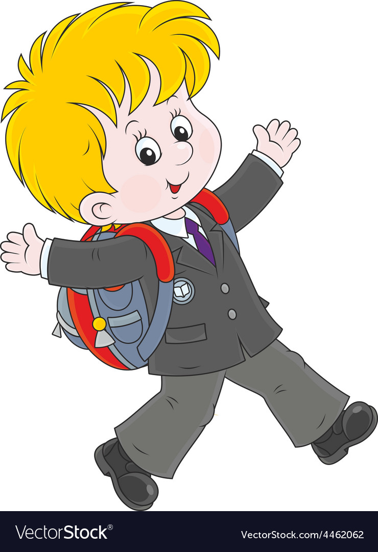 Schoolboy Royalty Free Vector Image - VectorStock