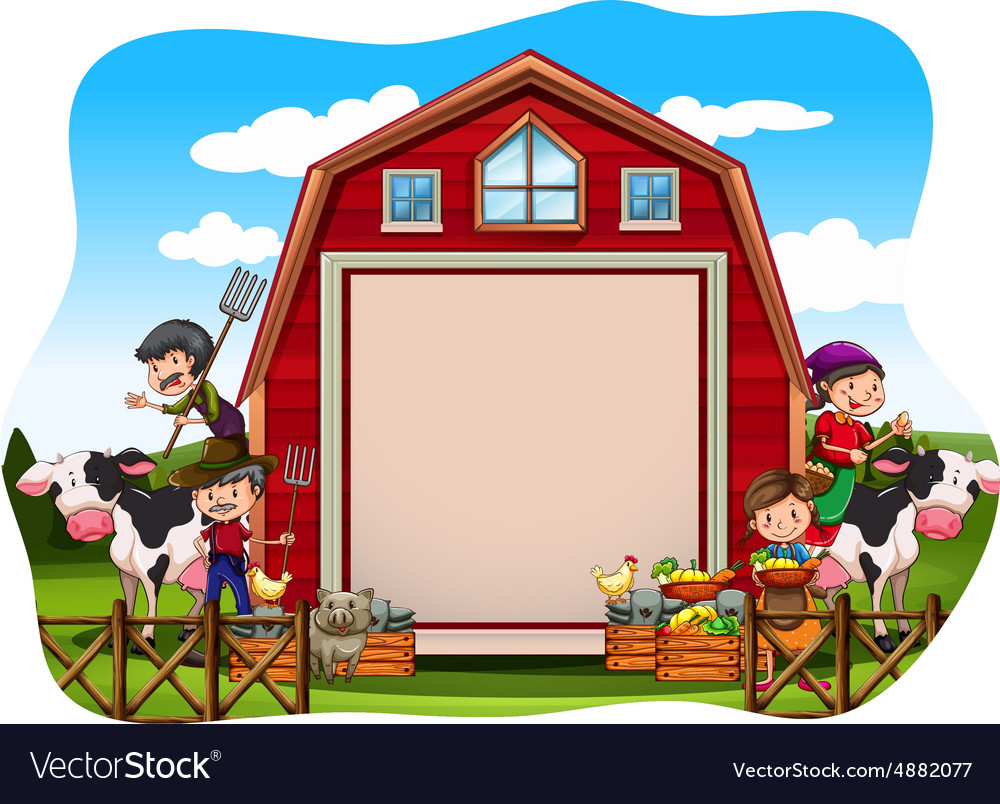 Farmers Royalty Free Vector Image - VectorStock