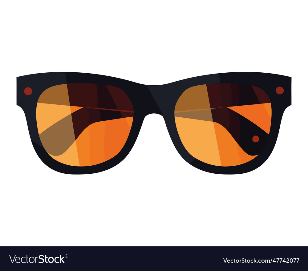 Fashionable eyewear summer elegance and beauty Vector Image