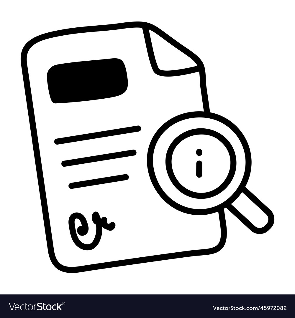 Document review Royalty Free Vector Image VectorStock Document review Royalty Free Vector Image VectorStock