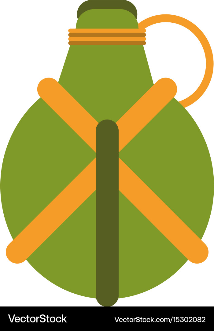 Hand grenade icon image Royalty Free Vector Image