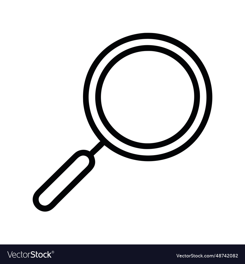 Magnify glass icon Royalty Free Vector Image - VectorStock