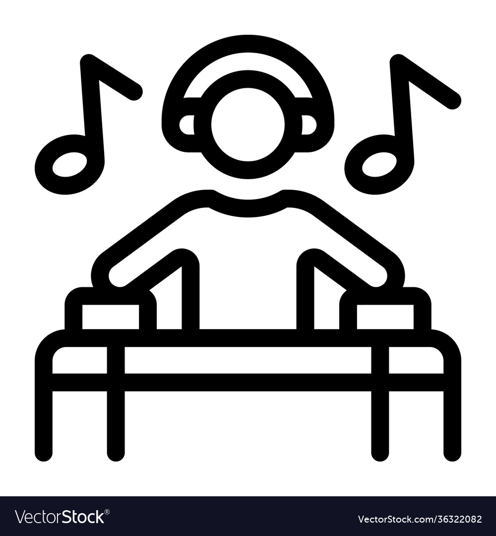 Nightclub dj Royalty Free Vector Image - VectorStock