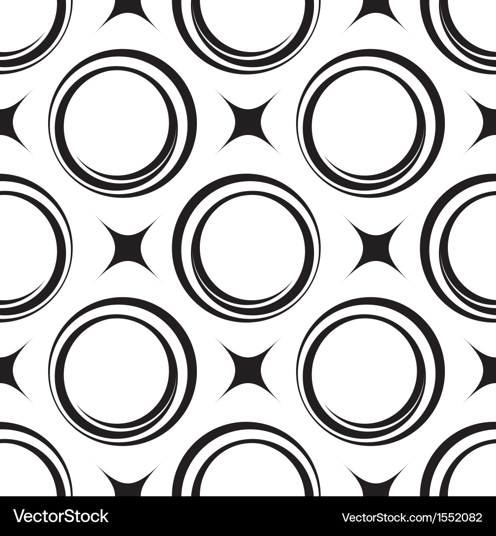 Seamless pattern with circles Royalty Free Vector Image