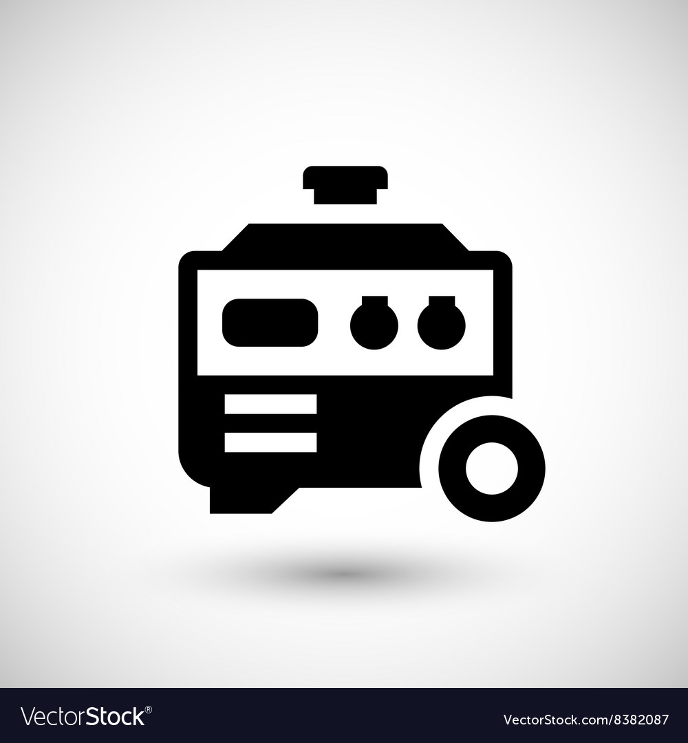 Download Electric generator icon Royalty Free Vector Image