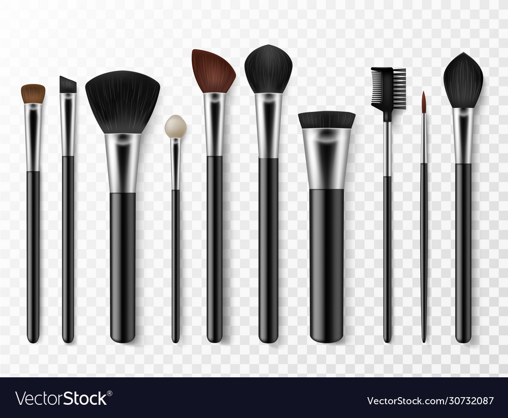 Makeup Brushes Realistic Professional - Makeup Professional Brushes Makeup Brushes Realistic Professional - Makeup Professional Brushes