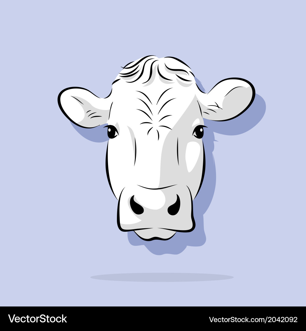 Cow Royalty Free Vector Image - VectorStock