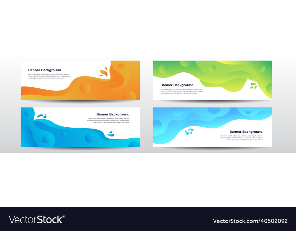Web banner design template header for site Vector Image