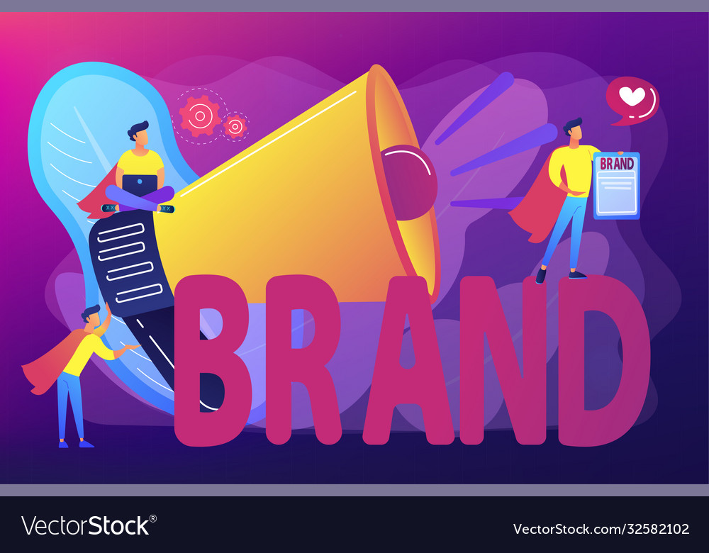 Personal brand concept Royalty Free Vector Image