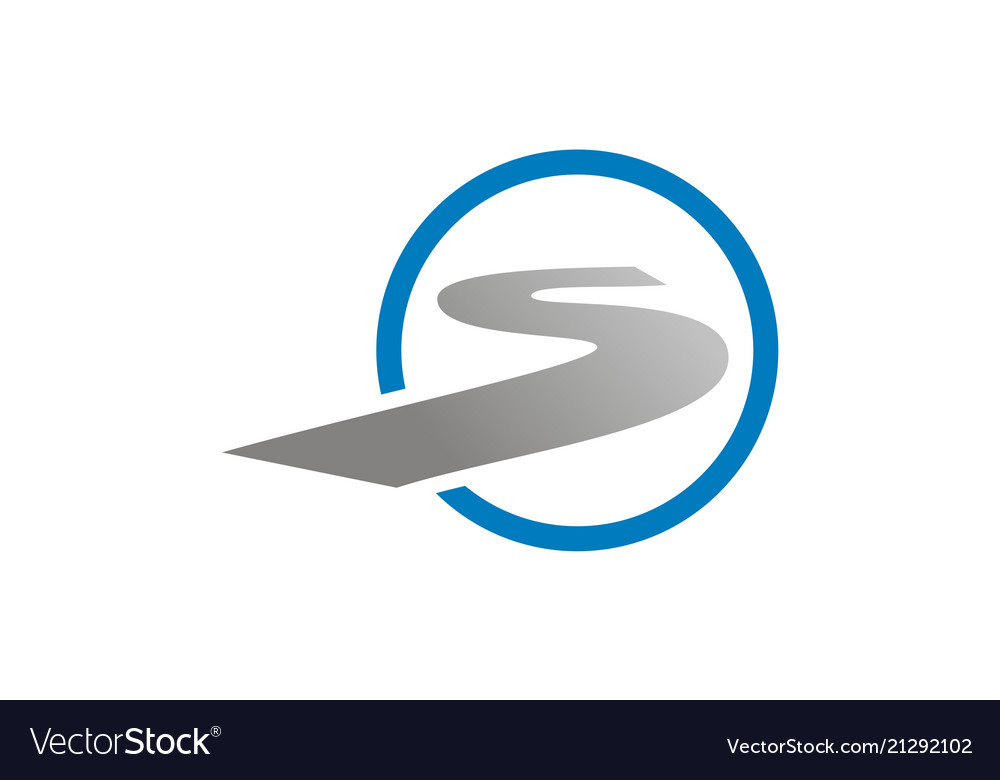 Round letter s logo Royalty Free Vector Image - VectorStock