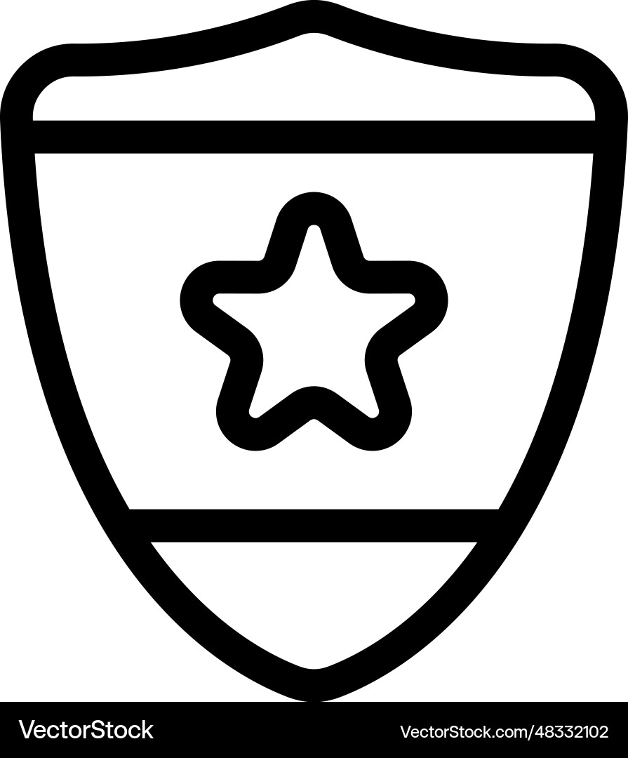 Shield icon Royalty Free Vector Image - VectorStock