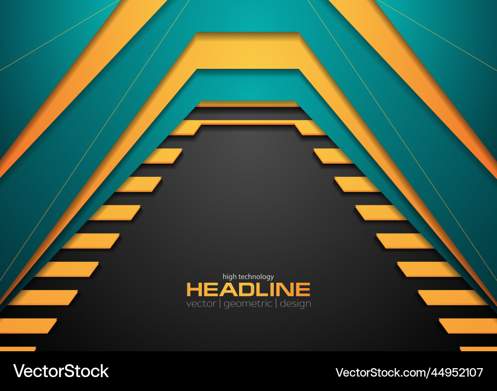 Abstract bright corporate tech background Vector Image