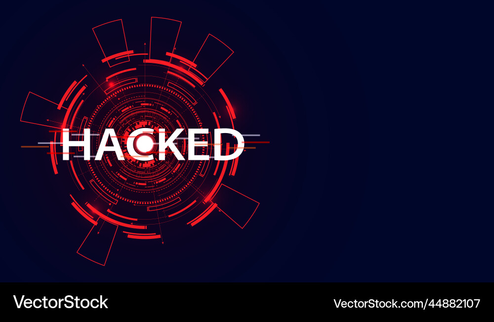 Abstract word signal or are warned that it has Vector Image