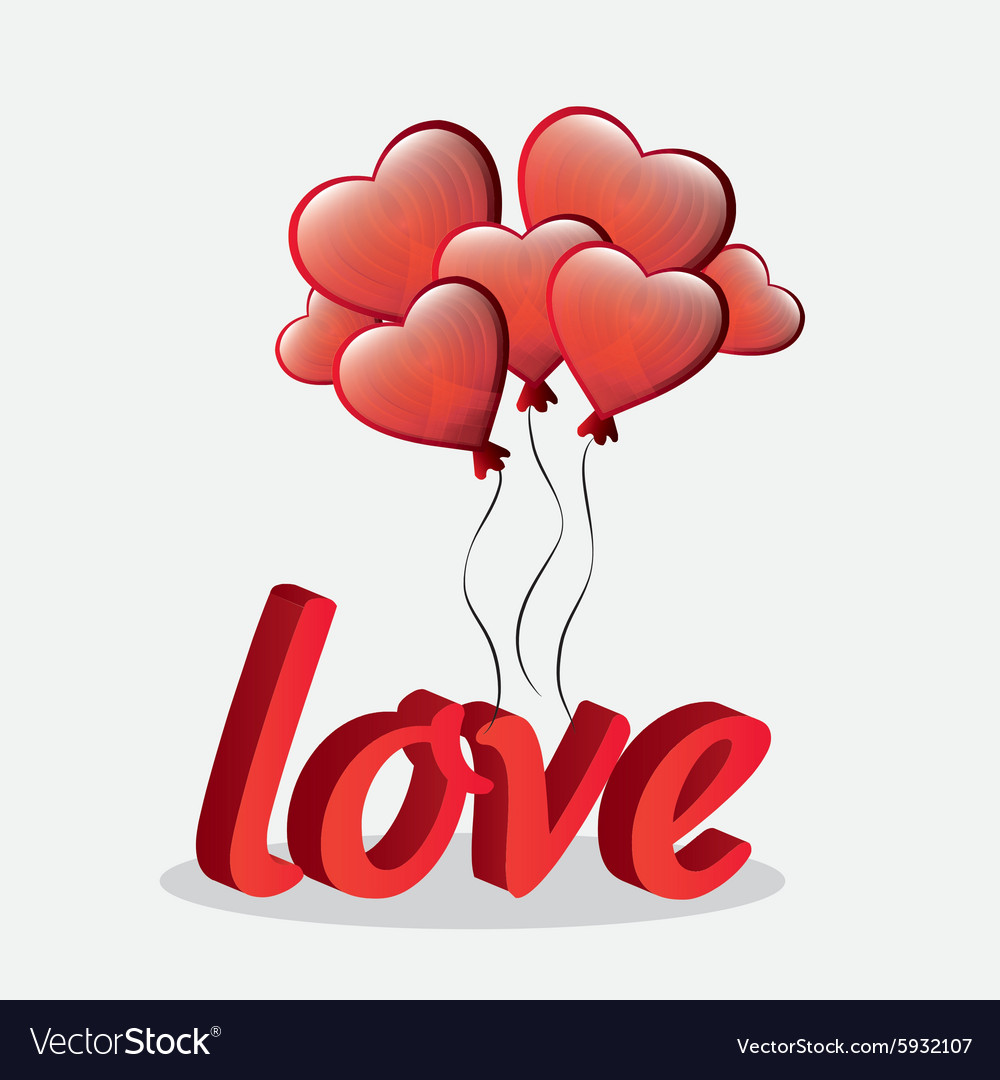 Love card design Royalty Free Vector Image - VectorStock