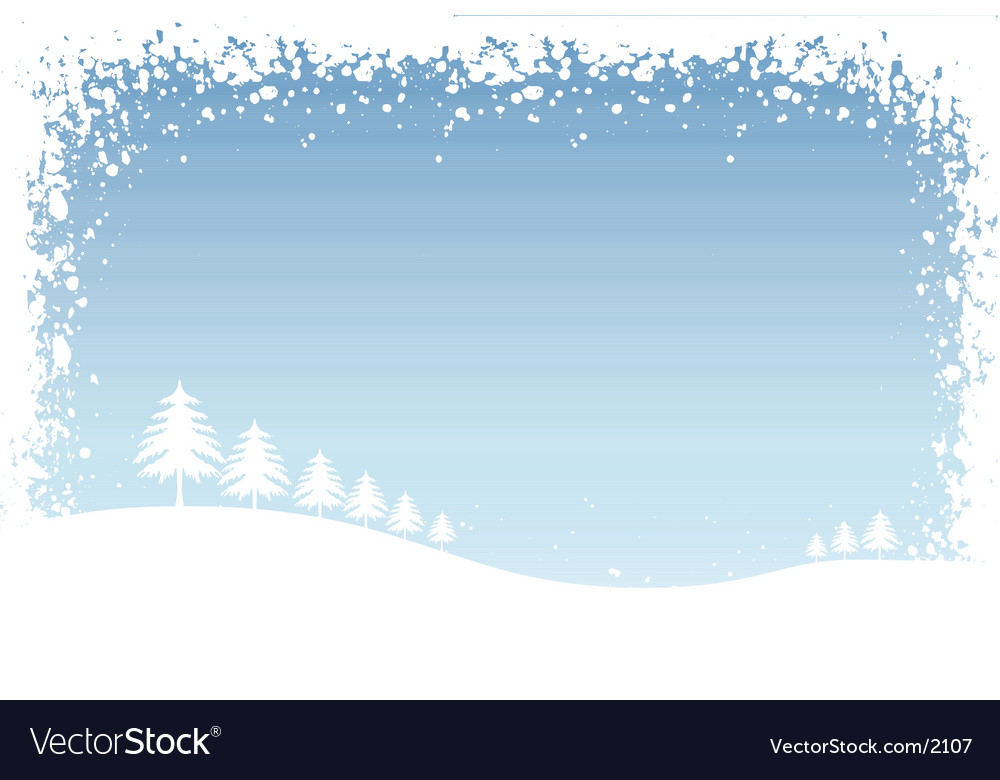 Download Winter scene Royalty Free Vector Image - VectorStock