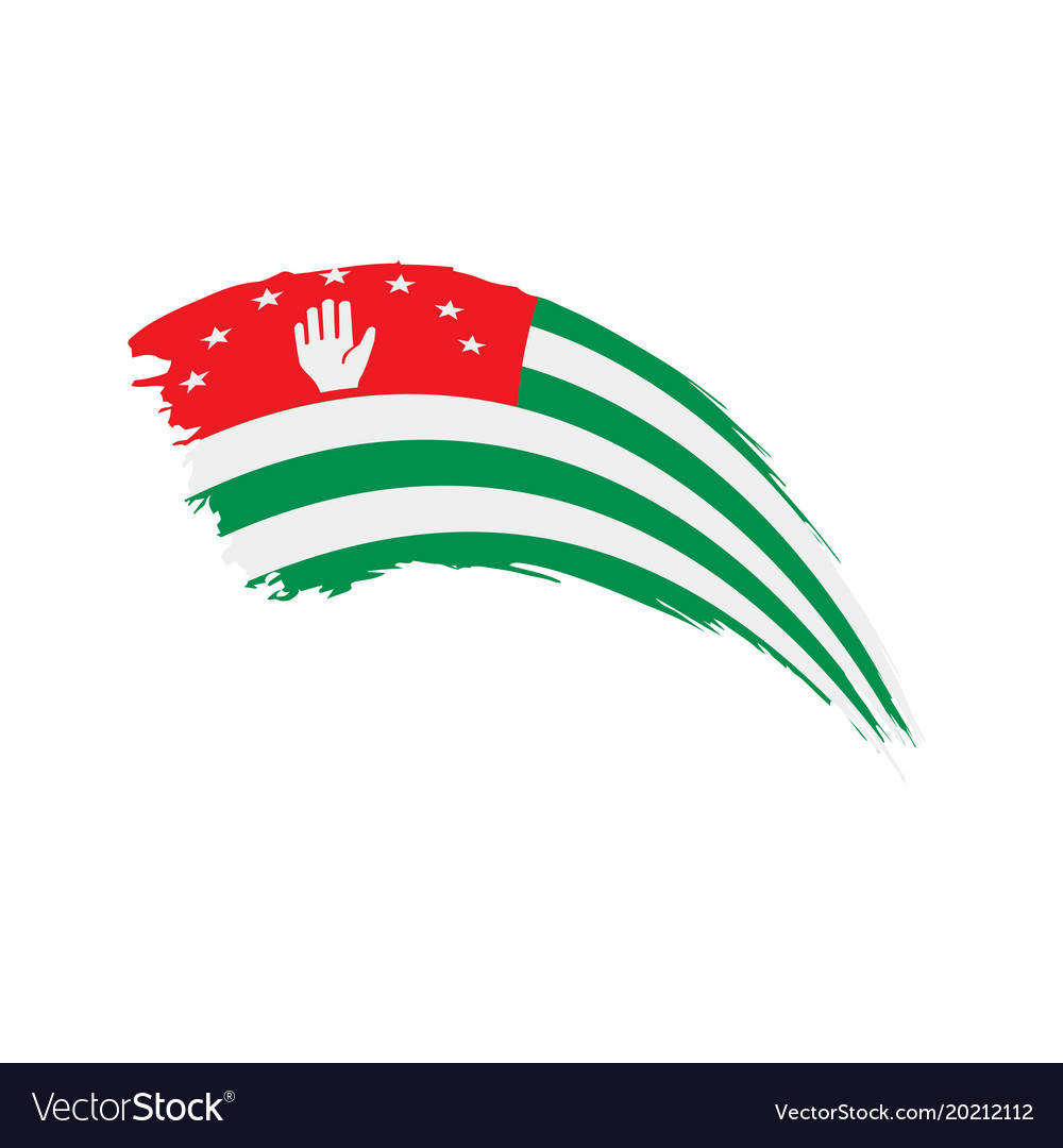 Флаг абхазии рисунок