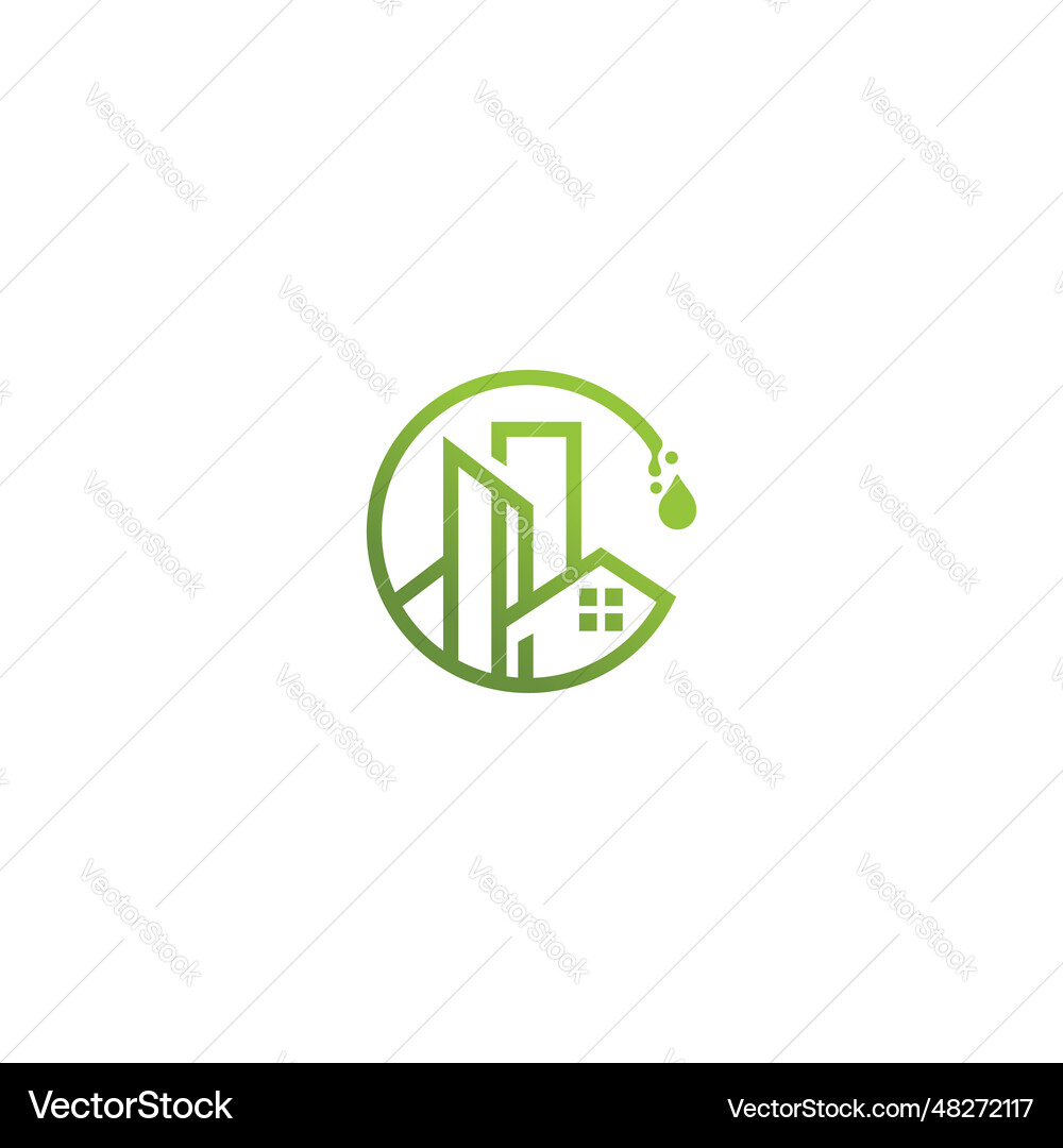 Buillding logo icon technology Royalty Free Vector Image
