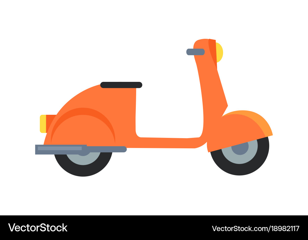 Icon motor scooter Royalty Free Vector Image - VectorStock