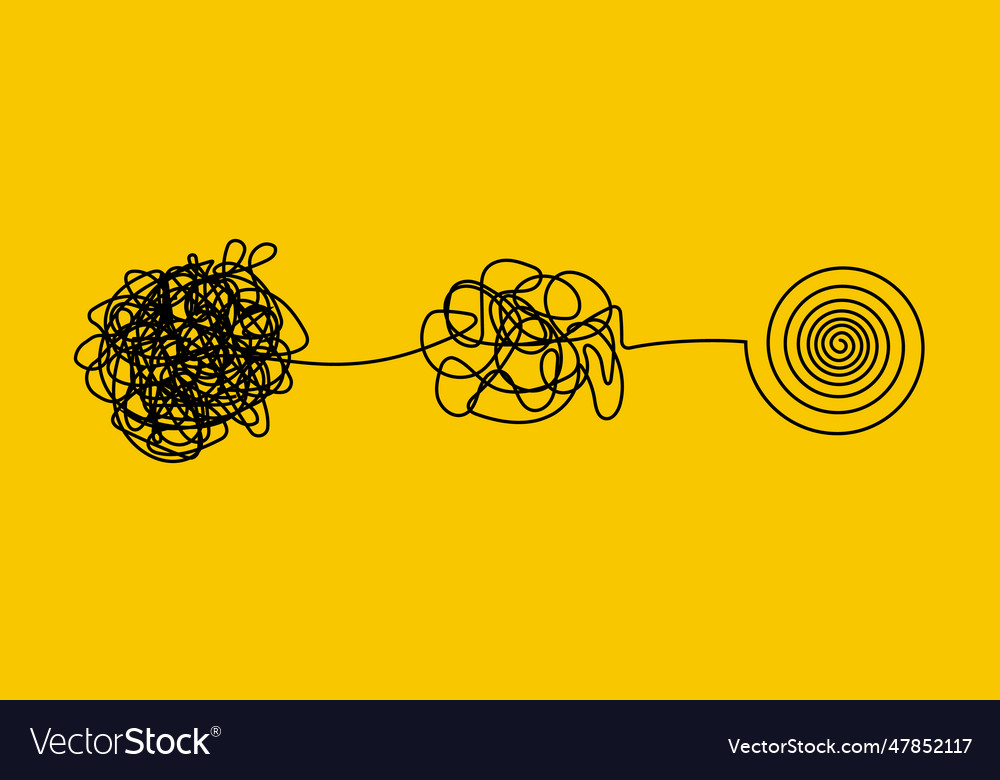 Stress psychology abstract concept life education Vector Image