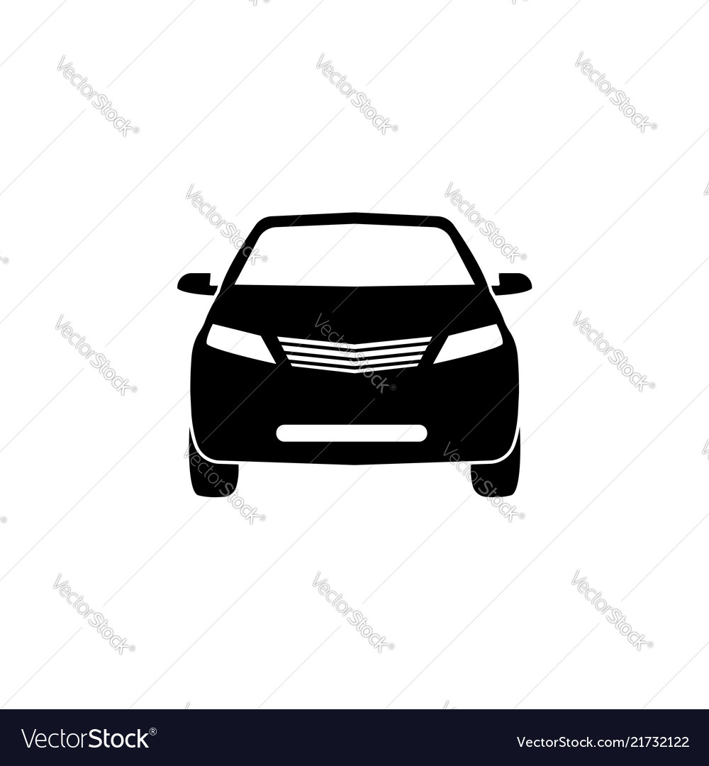 White car icon Royalty Free Vector Image - VectorStock