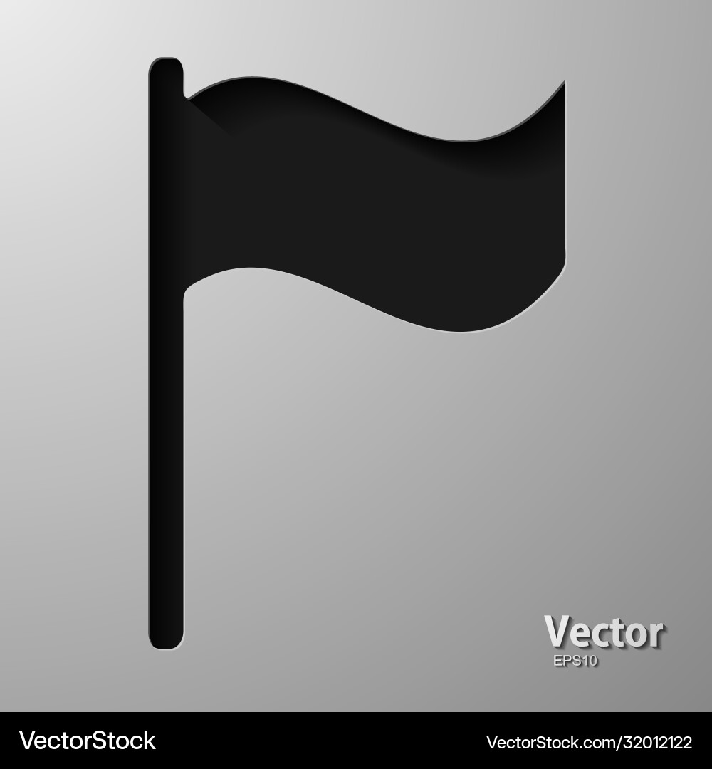 Flag mockup banner templates set Royalty Free Vector Image