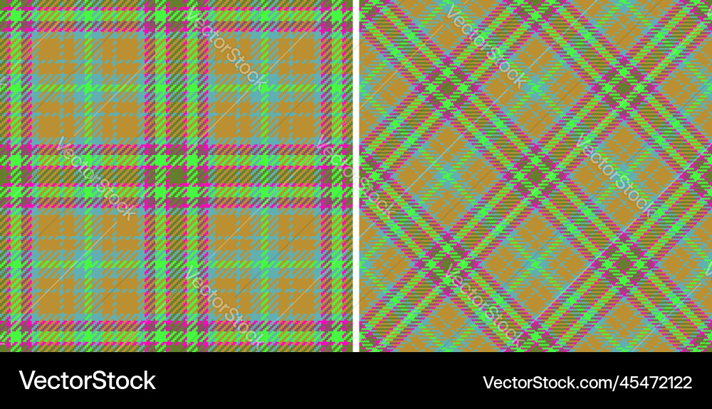Tartan texture pattern seamless plaid check Vector Image