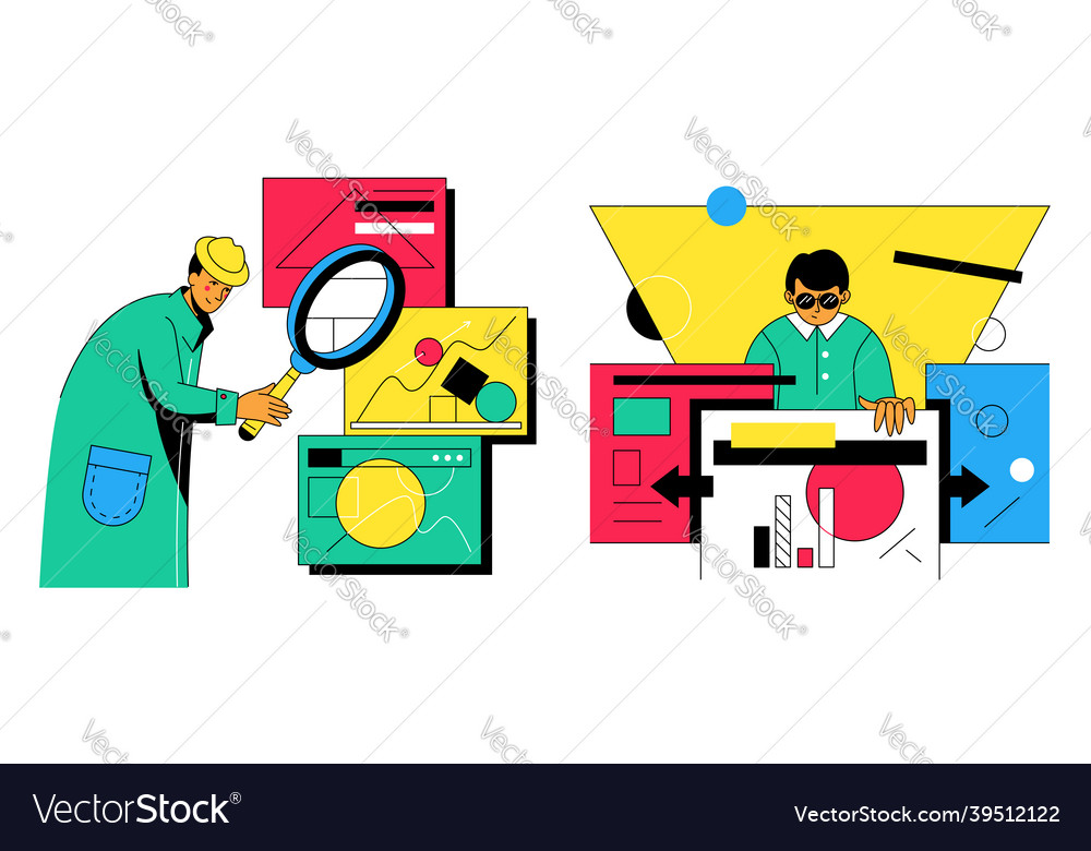 Task management - modern flat design style Vector Image