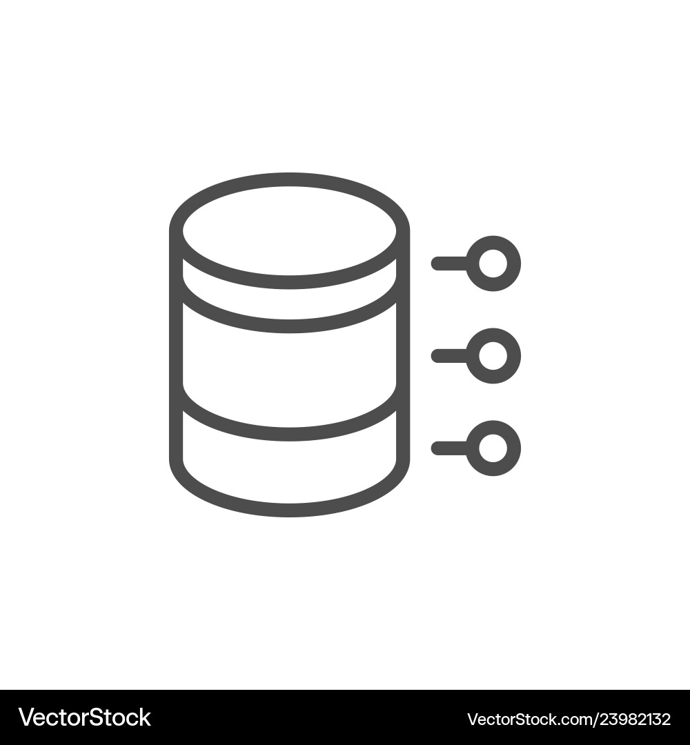 Chart line icon Royalty Free Vector Image - VectorStock