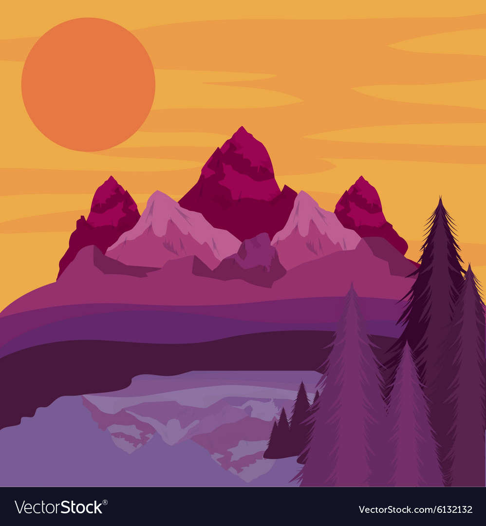 Landscape design Royalty Free Vector Image - VectorStock