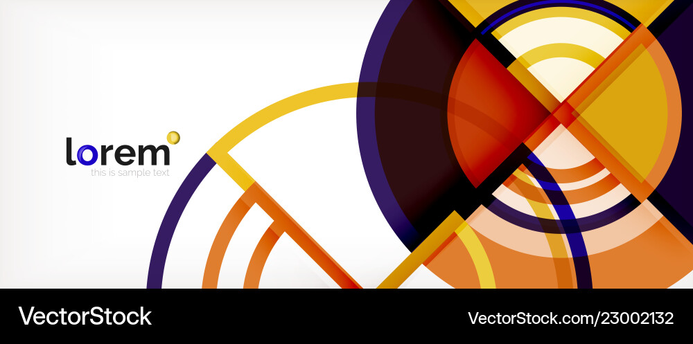 Modern geometric abstract background Royalty Free Vector