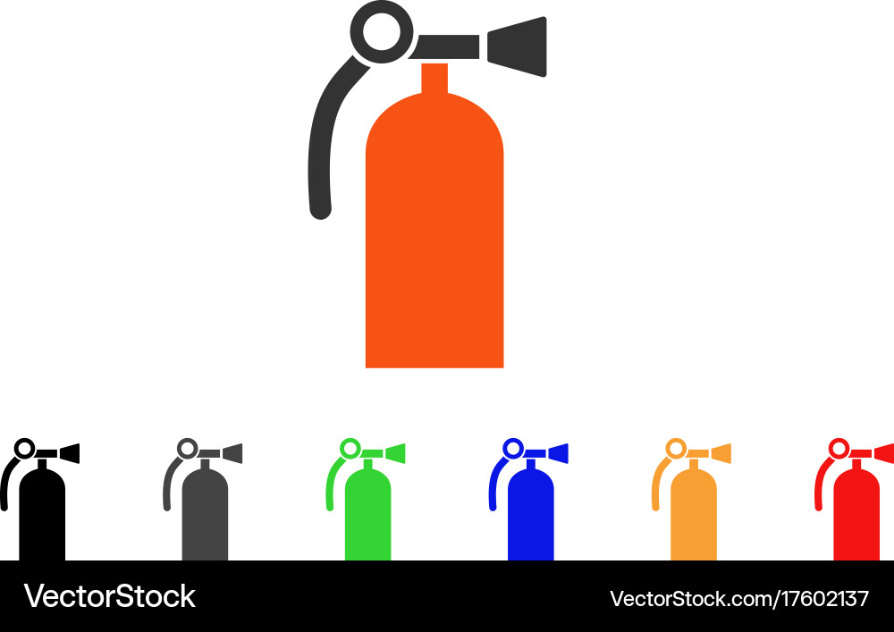 Fire extinguisher icon Royalty Free Vector Image