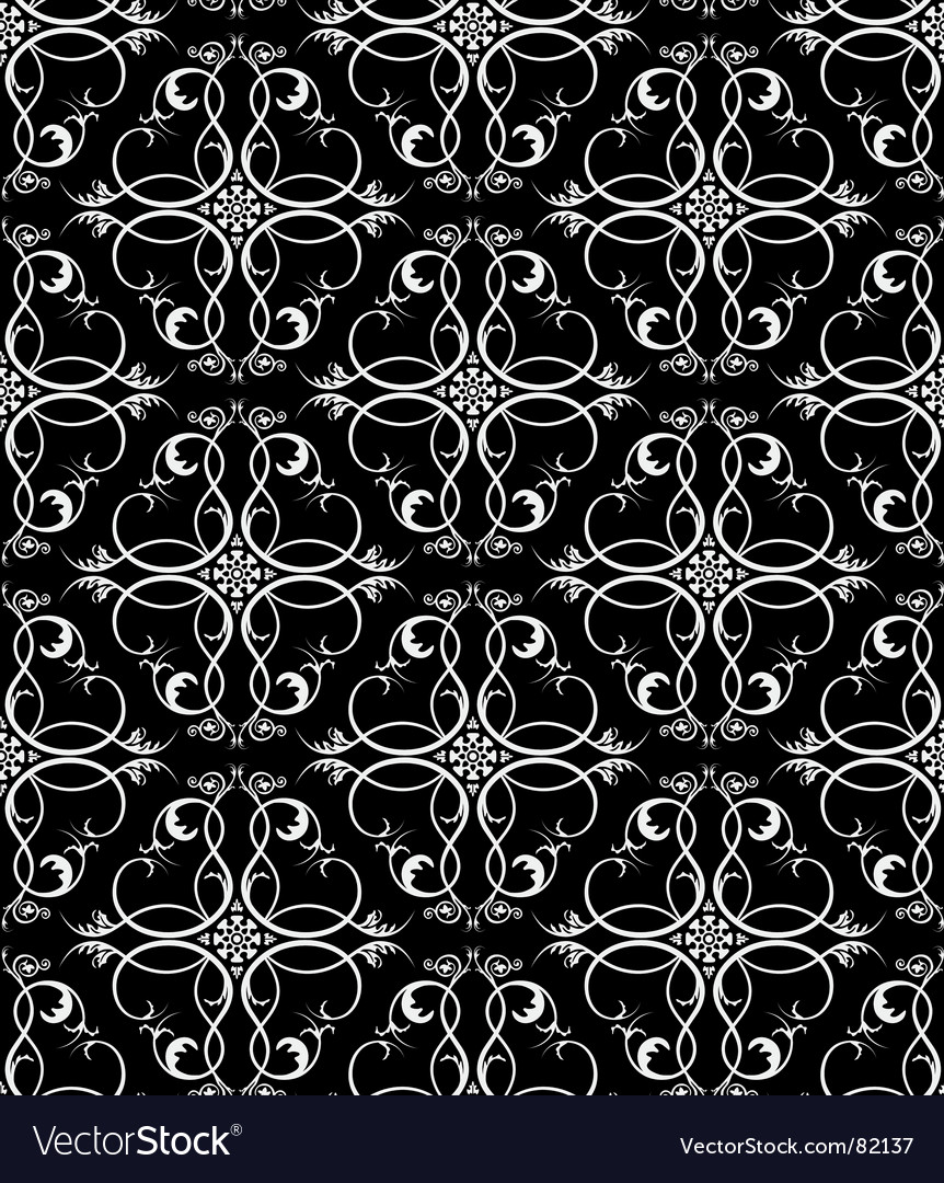 Seamless wallpaper Royalty Free Vector Image - VectorStock