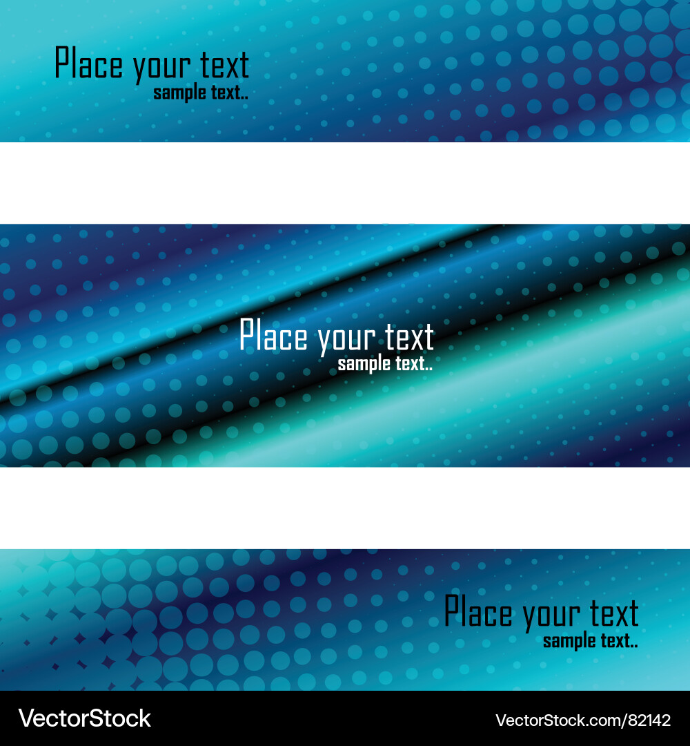 Banner set Royalty Free Vector Image - VectorStock