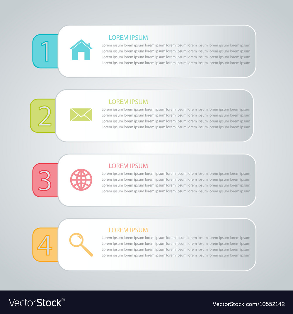 business infographics tabs template for presentati