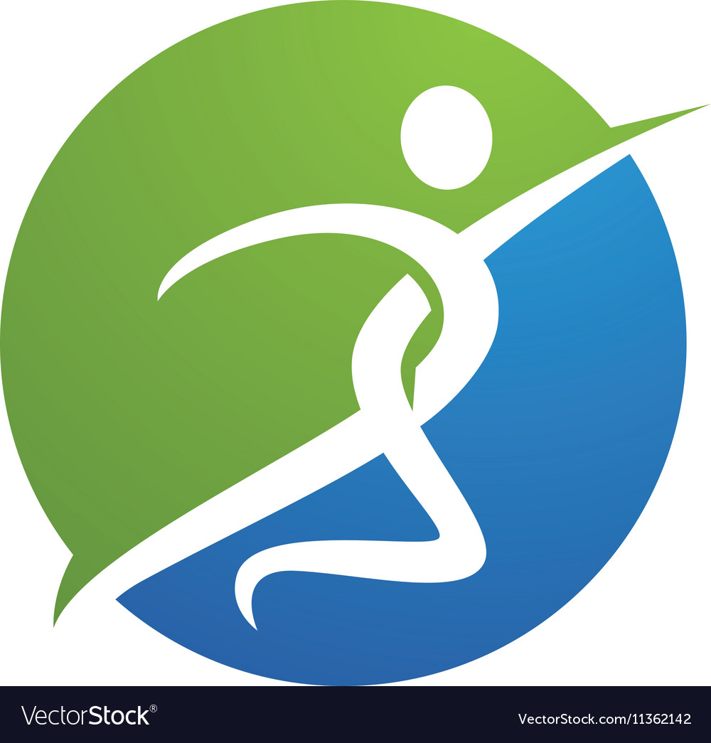 Healthy life logo Royalty Free Vector Image - VectorStock