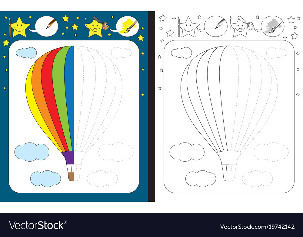 Preschool worksheet Royalty Free Vector Image - VectorStock