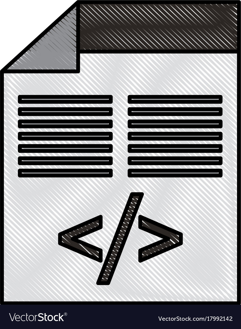 Programming window with script of coding data