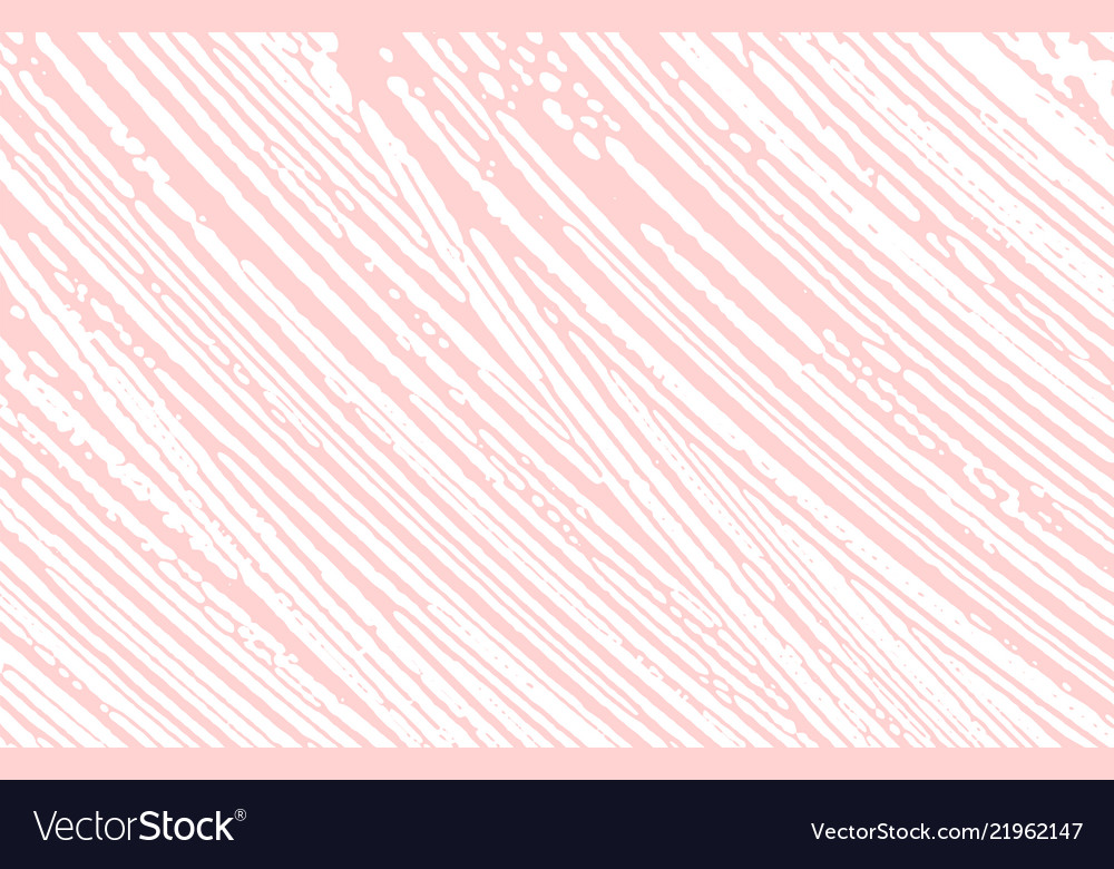 Grunge texture distress pink rough trace Vector Image