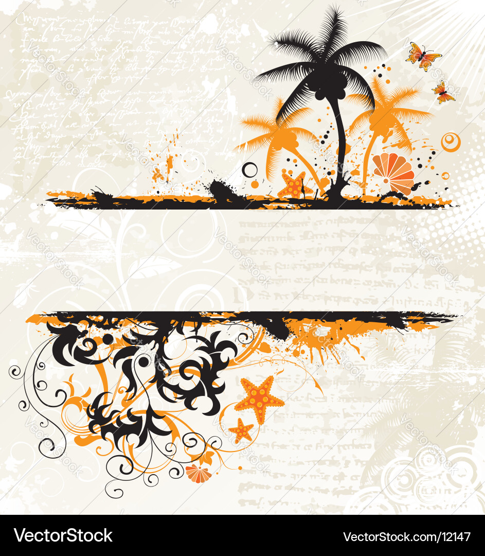 Summer background Royalty Free Vector Image - VectorStock