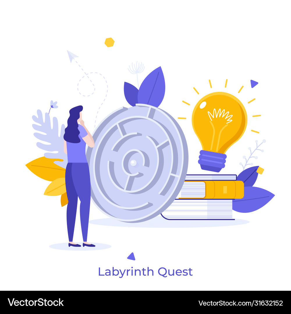 Abstract character concept Royalty Free Vector Image