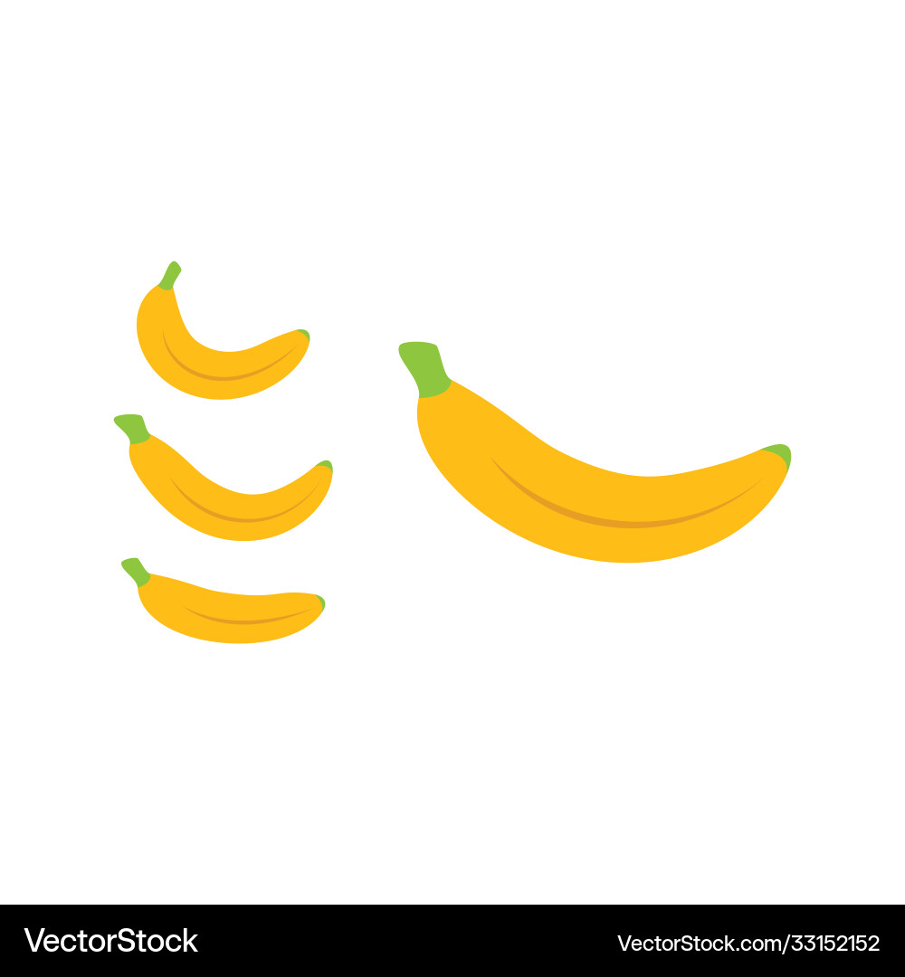 Banana logo Royalty Free Vector Image - VectorStock