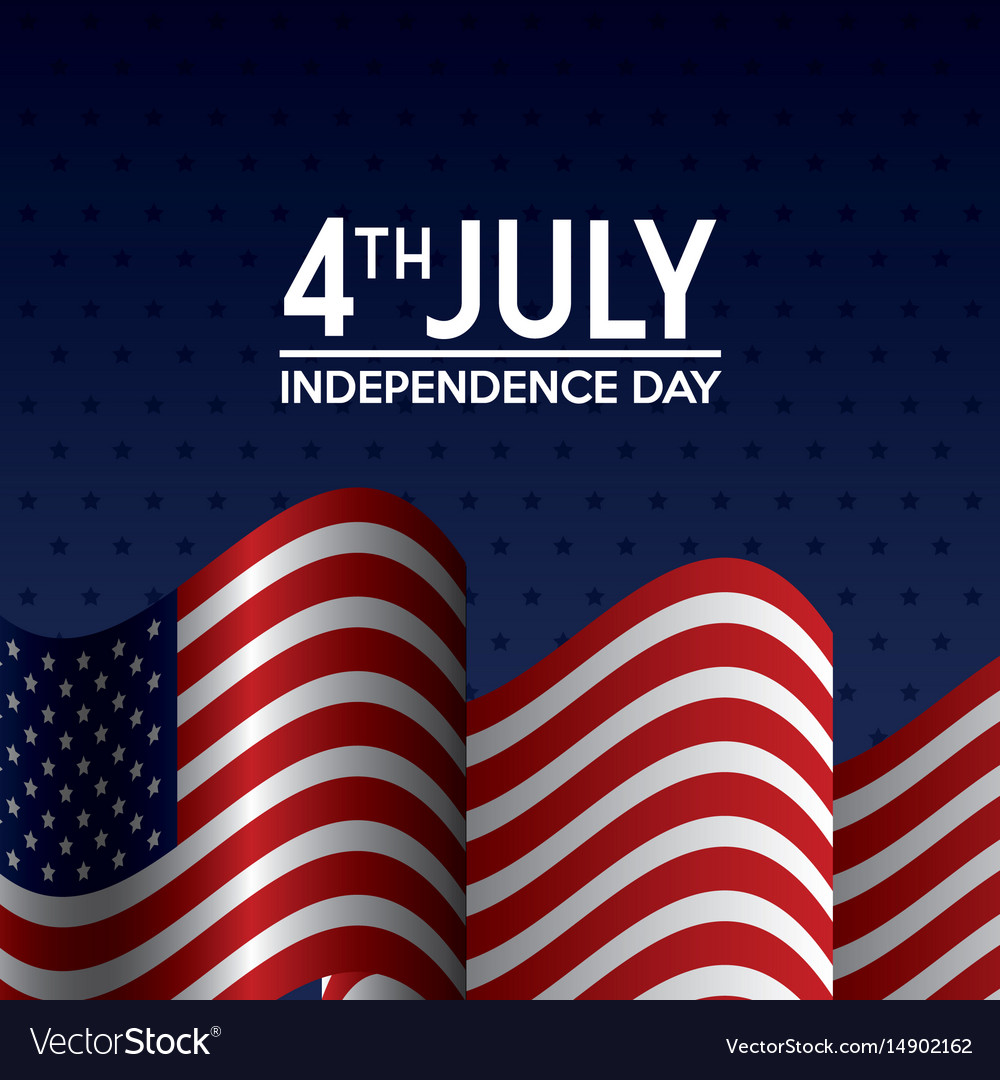 4th of july design Royalty Free Vector Image - VectorStock