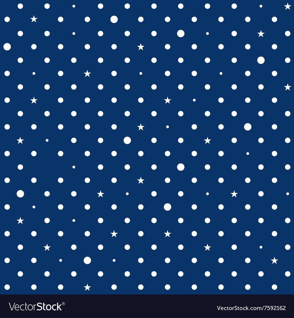 royal blue and white polka dot background